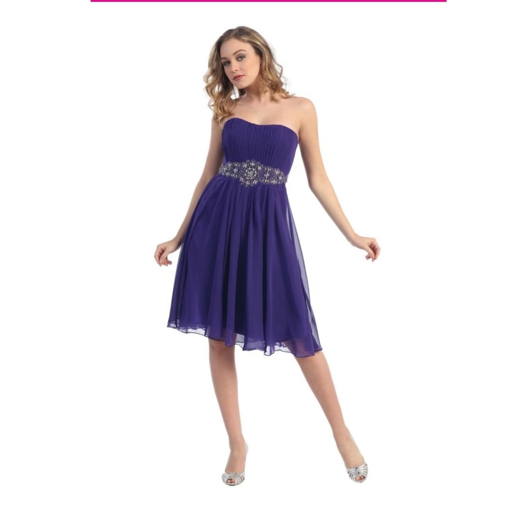 Short bridesmaid homecoming dress